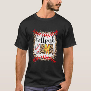Camiseta Mama do Estádio Bola Feliz Dia das Mães Leopardo B