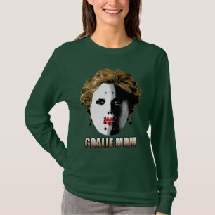 Camiseta Mamã do Goalie do hóquei