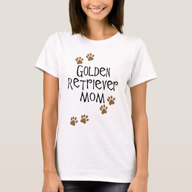 Camiseta Mamã do golden retriever (Frente)