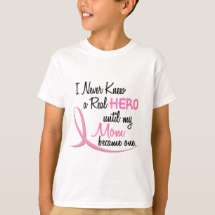 Camiseta MAMÃ do herói do CANCRO DA MAMA