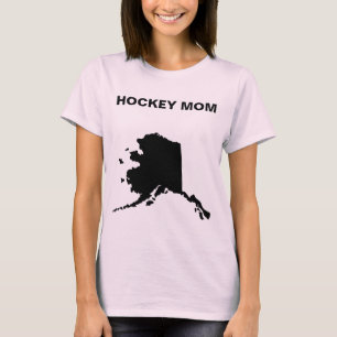 Camiseta Mamã do hóquei de Alaska