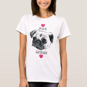 Camiseta Mamã do Pug!