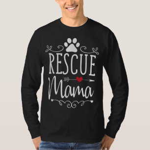 Camiseta Mama do resgate - Salvamento de terno de sobrevoo