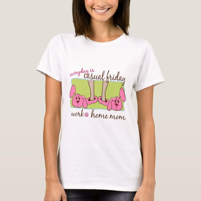 Camiseta Mamã do trabalho em casa (Frente)