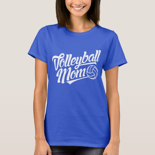 Camiseta Mamã do voleibol (Frente)