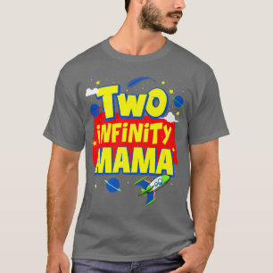 Camiseta Mama Dois Infinitos E Além Das Decorações De Anive