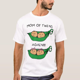 Camiseta Mamã dos gêmeos outra vez