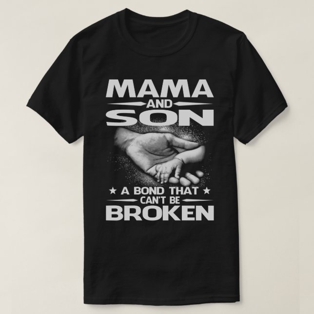 Camiseta mAMA e SON Um Bond que não pode ser quebrado (Frente do Design)