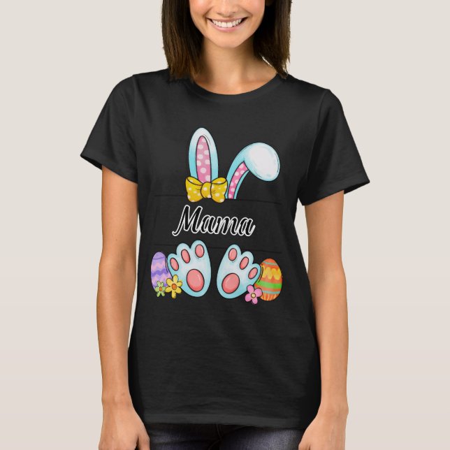 Camiseta Mama Easter Bunny (Frente)