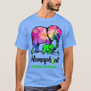 Camiseta Mama Elefante Mamaphant Achalasia Consciência