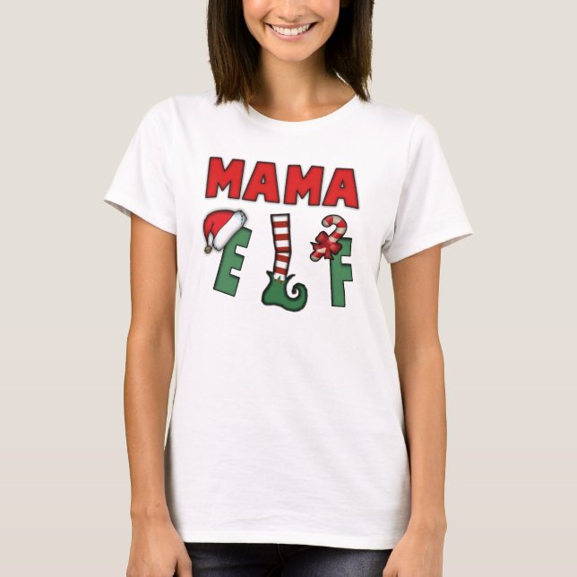 CAMISETA MAMA ELF (Frente)