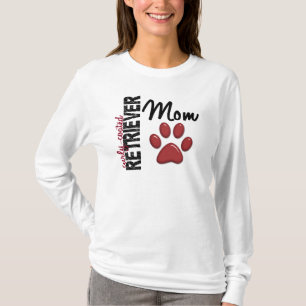 Camiseta Mamã Encaracolado-Revestida 2 do Retriever