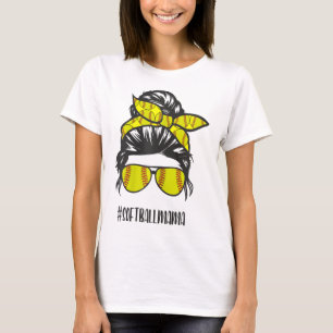 Camiseta Mama engraçada feminina cabelos macios Mama despor