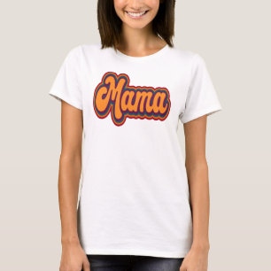 Camiseta Mama Engraçado Dia de as mães Oferece Ideias Retro