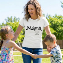 Mama Estabelecida Nome Personalizado das Crianças