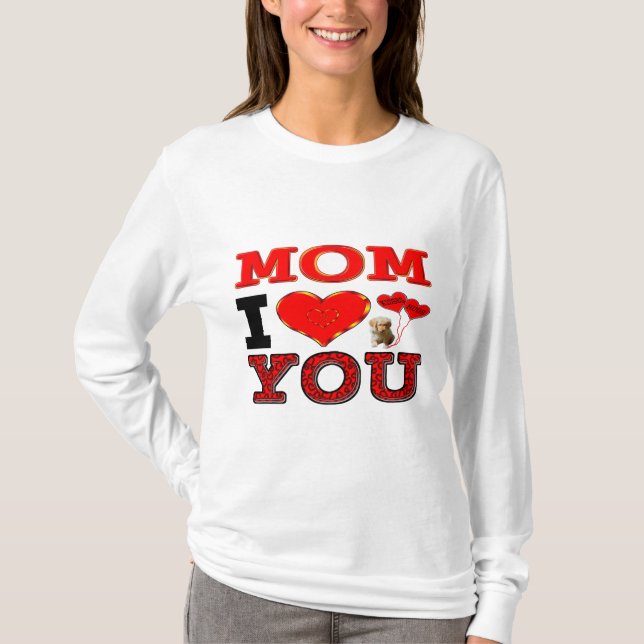 Camiseta Mamã eu te amo (Frente)