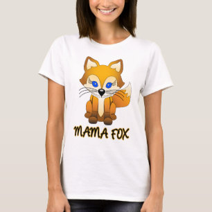 Camiseta Mama Fox - t-shirt da família do Fox