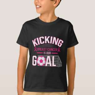 Camiseta Mama Futebol De Cancer Ll Gol Fita Rosa Mammograma