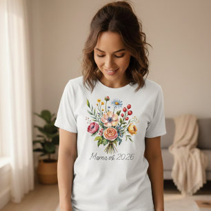 Camiseta Mama Gansa Est Jovem Maternidade Feminina
