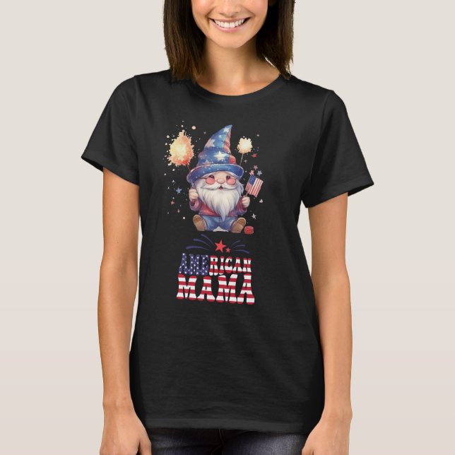Camiseta Mama Gnomo Americana (Frente)