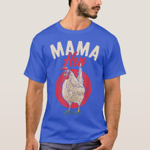 Camiseta Mama Hen Floral Fazenda Animal for Chicken Lover C