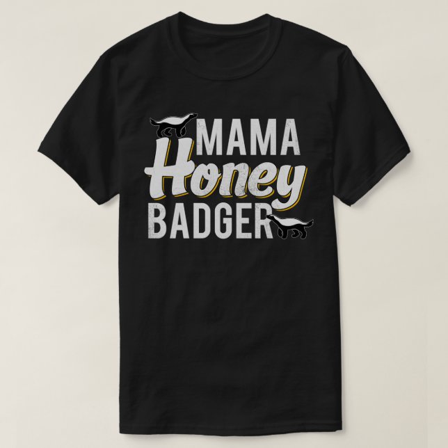 Camiseta Mama Honey Badger Essential TShirt Classic (Frente do Design)