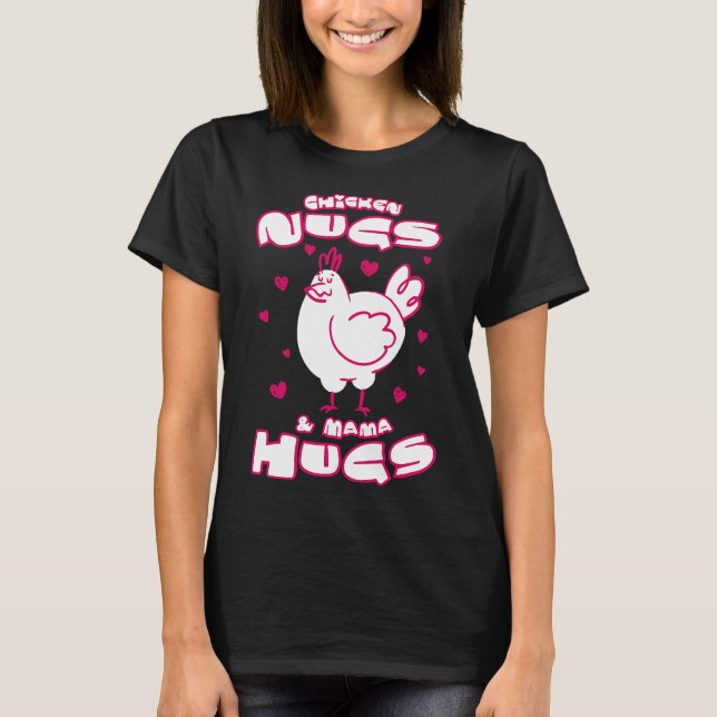 Camiseta Mama Hugs Chick Chicken Egg   (Frente)