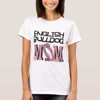 Camiseta MAMÃ inglesa do buldogue