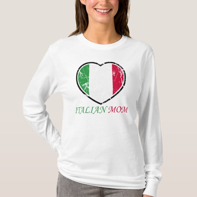 Camiseta Mamã italiana (Frente)