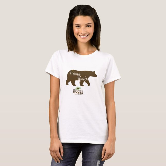 Camiseta Mama Koala Curto Capa T-shirt (Frente Completa)