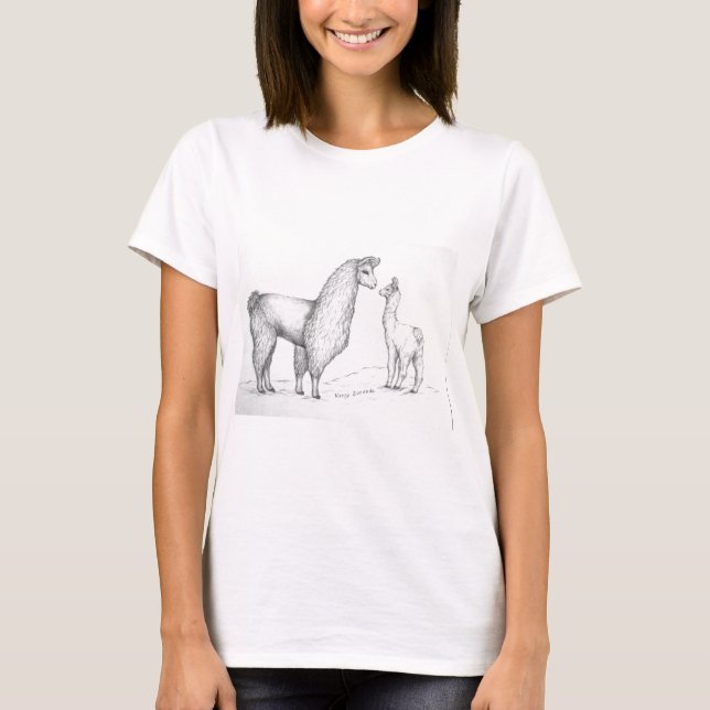 Camiseta Mama Lama e Cria (Frente)