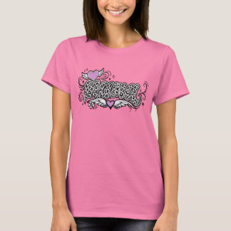 Camiseta Mama Leopard Heart Tee