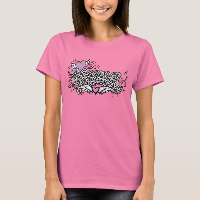 Camiseta Mama Leopard Heart Tee (Frente)