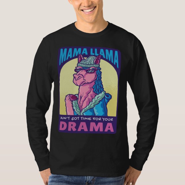 Camiseta Mama Llama Alpaca for Mom Wife Women (Frente)