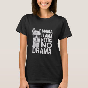 Camiseta Mama Llama Não Precisa De Drama Para Salvar O Dram