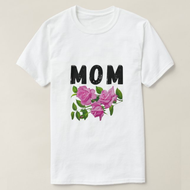 Camiseta Mama Love T-Shirt | Oferta doce e Na moda para Mãe (Frente do Design)