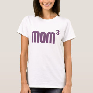 Camiseta Mamã Mom3 cubada exponencial