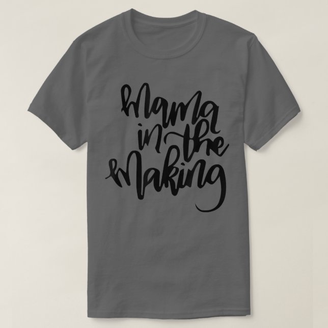 Camiseta Mama No Presente De Gravidez Do Fazer (Frente do Design)