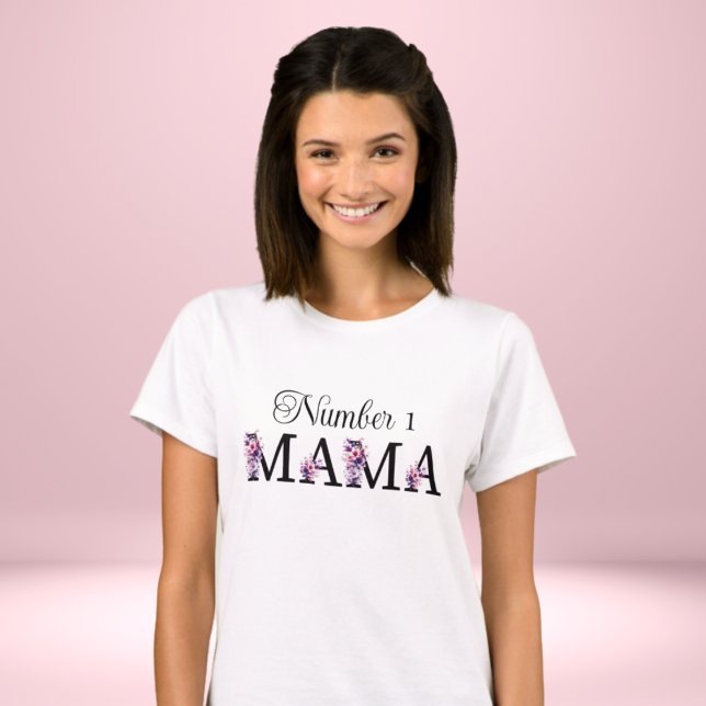 Camiseta Mama número 1 (Criador carregado)