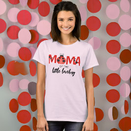 Camiseta Mama of the Little Lovebug Birthday Party Shirt