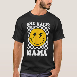 Camiseta Mama One Happy Dude Birthday Theme Mateming