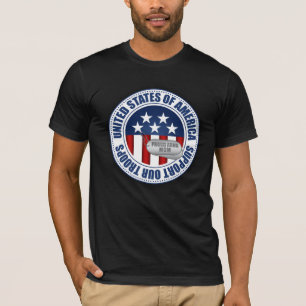 Camiseta Mamã orgulhosa da guarda nacional do exército