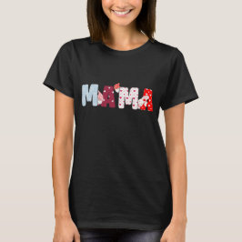 Camiseta Mama Patchwork Letters Shirt - Bonita Design de Co