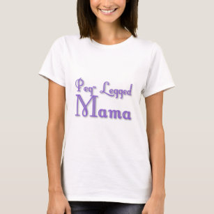 Camiseta Mama Peg-Equipado com pernas
