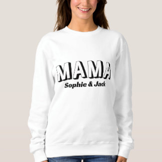 Camiseta Mama Personalizada com Nomes de Criança