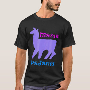 Camiseta Mama Pijama de Lhama Roxa
