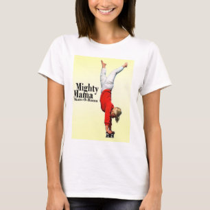 Camiseta Mama poderoso Skate-o-Rama B clássico das mães d
