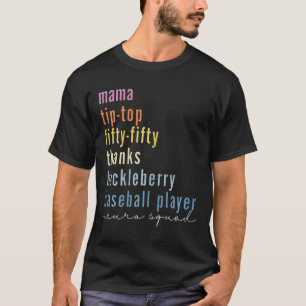 Camiseta Mama Ponta Cinquenta Obrigados Huckleberry Basebal