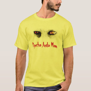 Camiseta Mamã psicótico do judo (olhos)