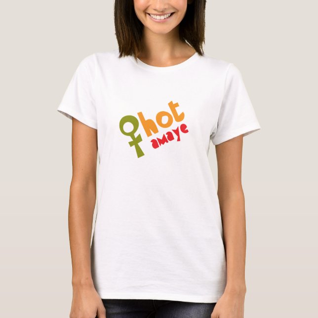 Camiseta Mama quente etíope ("Amaye") (Frente)